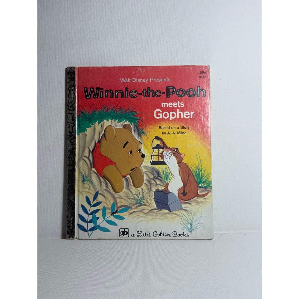 Walt Disney Presents Winnie-the-Pooh meets Gopher, A Little Golden Book, 1974